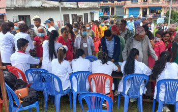 दुवाकोटमा वीर अस्पतालको स्वास्थ्य शिविर